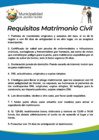 Vista preliminar de documento REQUISITOS MATRIMONIO CIVIL