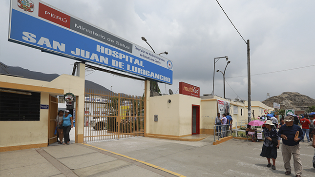 Fachada del Hospital de San Juan de Lurigancho