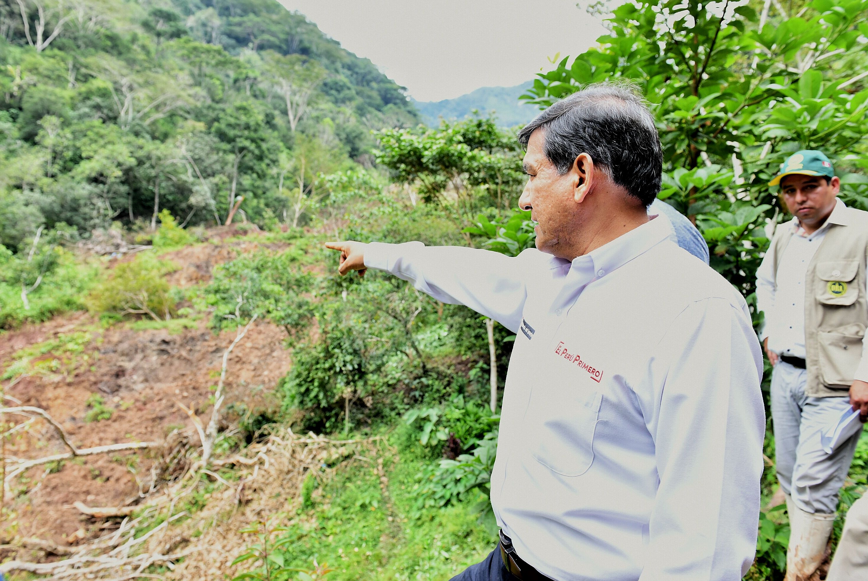 Ministro Carlos Morán supervisó con autoridades de Pasco las acciones de respuesta ante aumento de lluvias.