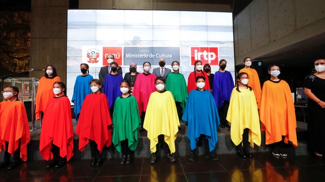 Ministerio de Cultura presentó Himno Nacional del Perú interpretado por el Coro Nacional de Niños en Lenguas Indígenas u Originarias