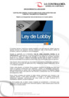 Vista preliminar de documento NP_059_2014_CG+11-10-2014.pdf CONTRALORÍA GENERAL PLANTEA SIMPLIFICAR LEGISLACIÓN PARA QUE “LOBISTAS” FINALMENTE SE FORMALICEN.pdf