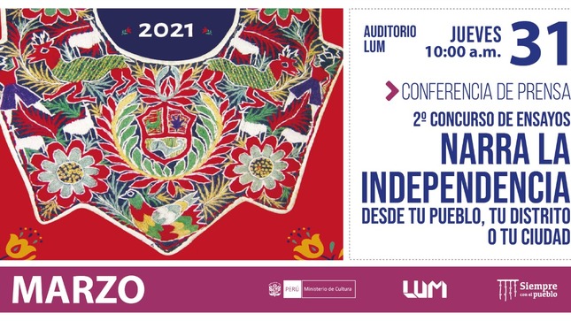 
Anuncian ganadores del segundo concurso de ensayos “Narra la independencia desde tu pueblo” en el LUM
