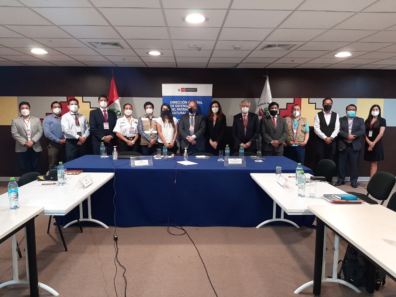 Ministerio de Cultura presidió reunión de la Comisión Nacional de lucha contra el tráfico de bienes culturales con organismo internacional