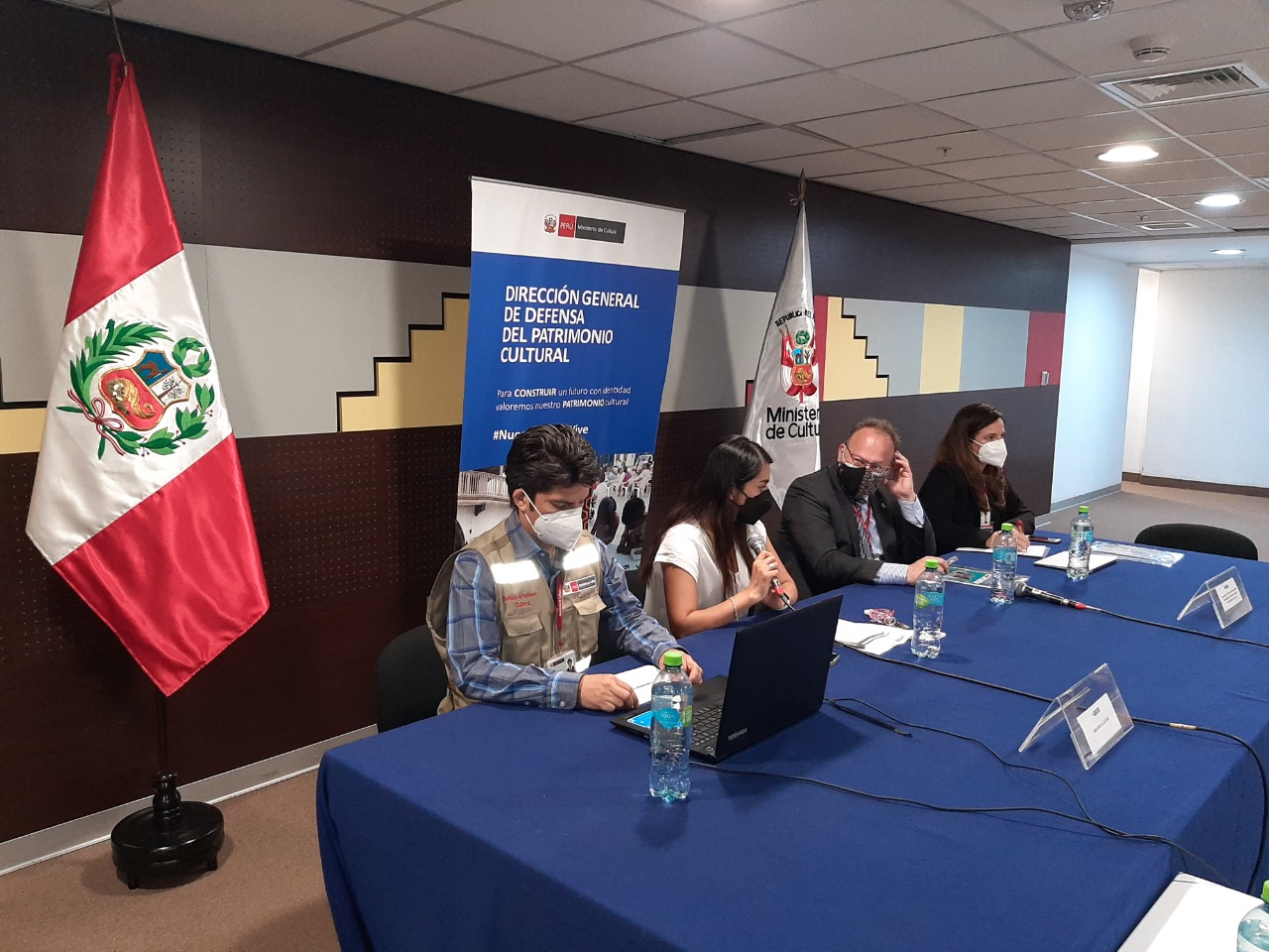 Ministerio de Cultura presidió reunión de la Comisión Nacional de lucha contra el tráfico de bienes culturales con organismo internacional