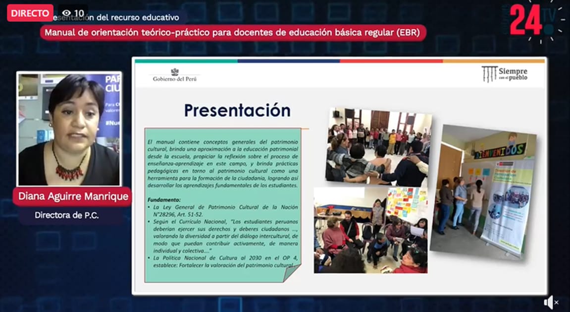 Ministerio de Cultura presentó Manual para docentes “El Patrimonio Cultural en la Escuela”
