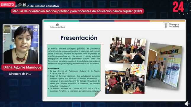 Ministerio de Cultura presentó Manual para docentes “El Patrimonio Cultural en la Escuela”