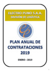Vista preliminar de documento PLAN  ANUAL DE CONTRATACIONES 2019
