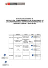 Vista preliminar de documento Manual del Sistema de Producción y Almacenamiento de Microformas de la SUTRAN