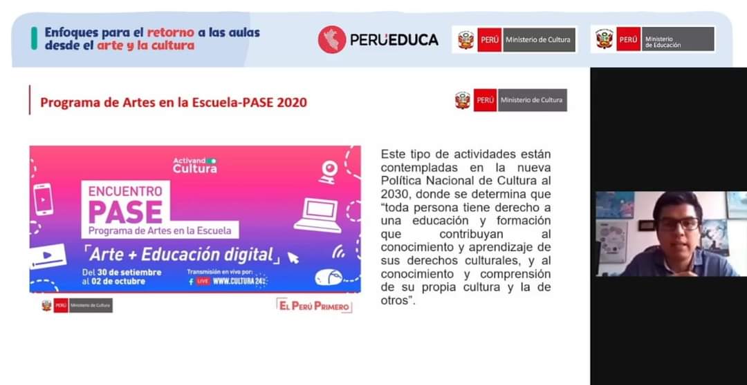 Ministerio de Cultura y Ministerio de Educación realizaron la primera jornada de arte y educación para docentes de escuela a nivel nacional