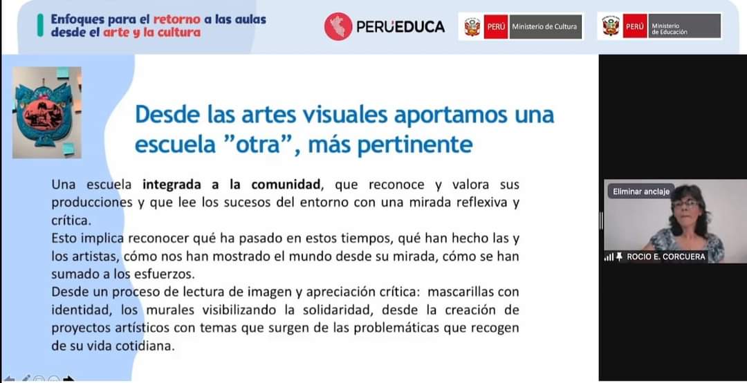 Ministerio de Cultura y Ministerio de Educación realizaron la primera jornada de arte y educación para docentes de escuela a nivel nacional