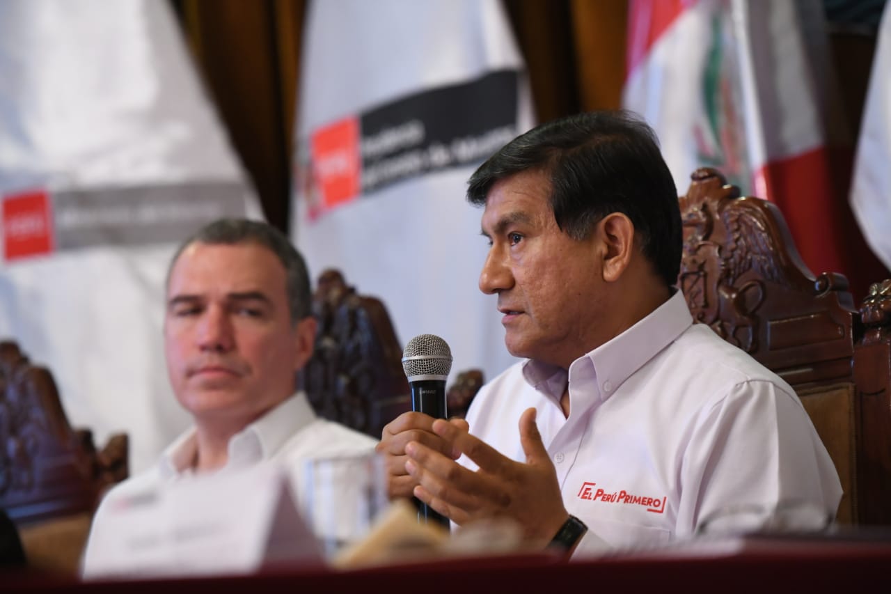 Ministro del Interior, Carlos Morán, participó en primera reunión descentralizada del CONASEC.