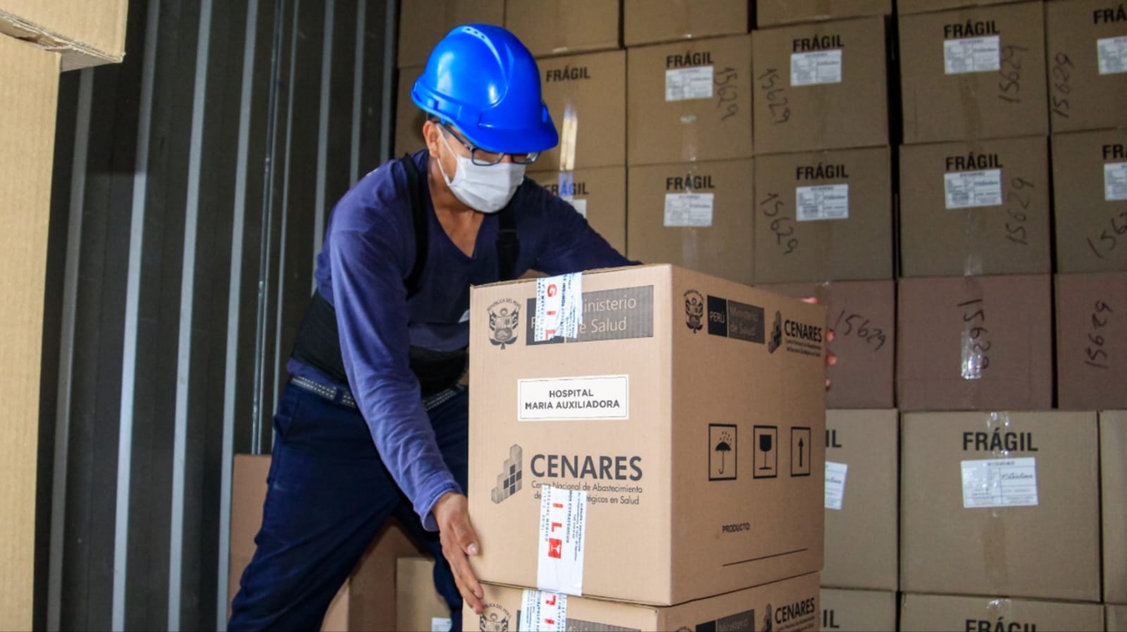 Cenares distribuyó 178 000 productos farmacéuticos y dispositivos médicos al Hospital María Auxiliadora