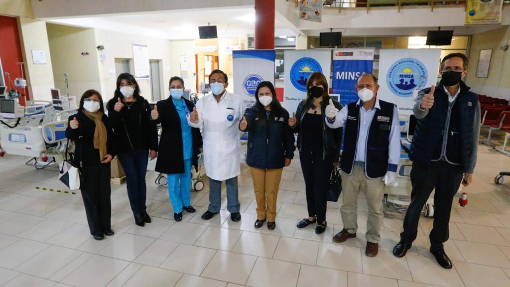 Minsa entrega cinco kits UCI a Hospital Regional Docente de Cajamarca