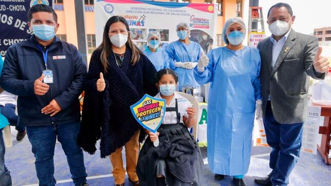 Cajamarca: Chota inicia la “Semana de Vacunación en las Américas” 