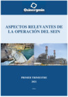 Vista preliminar de documento Aspectos relevantes de la operación del SEIN. I Trimestre-2021