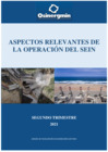 Vista preliminar de documento Aspectos relevantes de la operación del SEIN. II Trimestre-2021