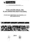 Vista preliminar de documento DG-EVAL-POINS - Plan Operativo Institucional – POI 2014 - Evaluación Anual