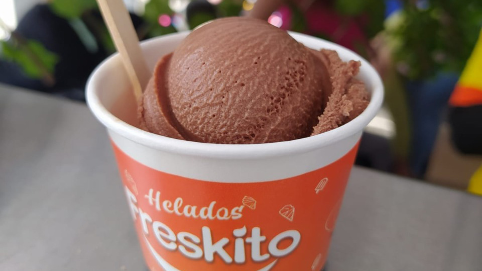 Imagen de helado artesanal de chocolate