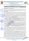 Vista preliminar de documento RESOLUCION DE GERENCIA NRO.023-2022-GM-MDC-PC-RA.pdf