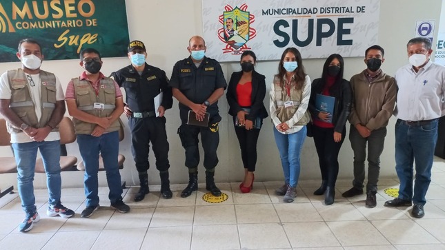 Ministerio de Cultura fortalece la lucha contra el tráfico ilícito de bienes culturales en el distrito de Supe en Barranca