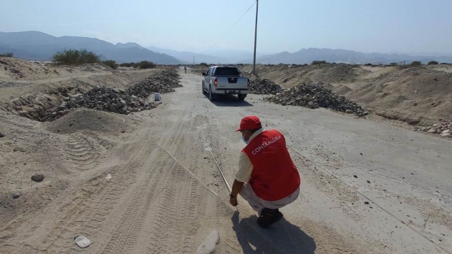 Contraloría alertó que rehabilitación de camino valorizado en 14 millones de soles incumple con especificaciones técnicas