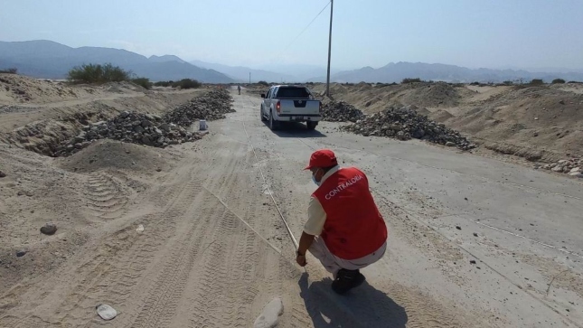 Contraloría alertó que rehabilitación de camino valorizado en 14 millones de soles incumple con especificaciones técnicas