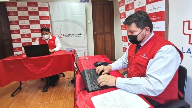 Auditores de Contraloría participan en Audiencia Pública Virtual