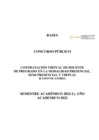 Vista preliminar de documento BASES 2022-1 FINAL.REVISADO II CONVOCATORIA F .pdf