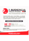 Vista preliminar de documento Convocatoria Primera Audiencia Pública Regional 2022