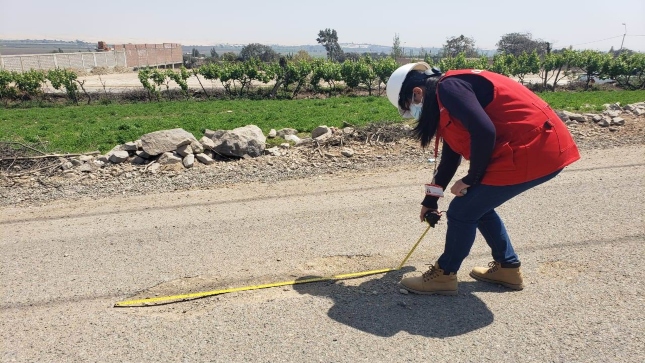 Contraloría evidencia hundimientos y desprendimientos en obra vial en Pisco