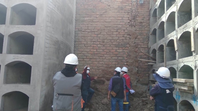 Contraloría alerta falta de licencia de construcción en obra de ampliación en Cementerio de Huancayo