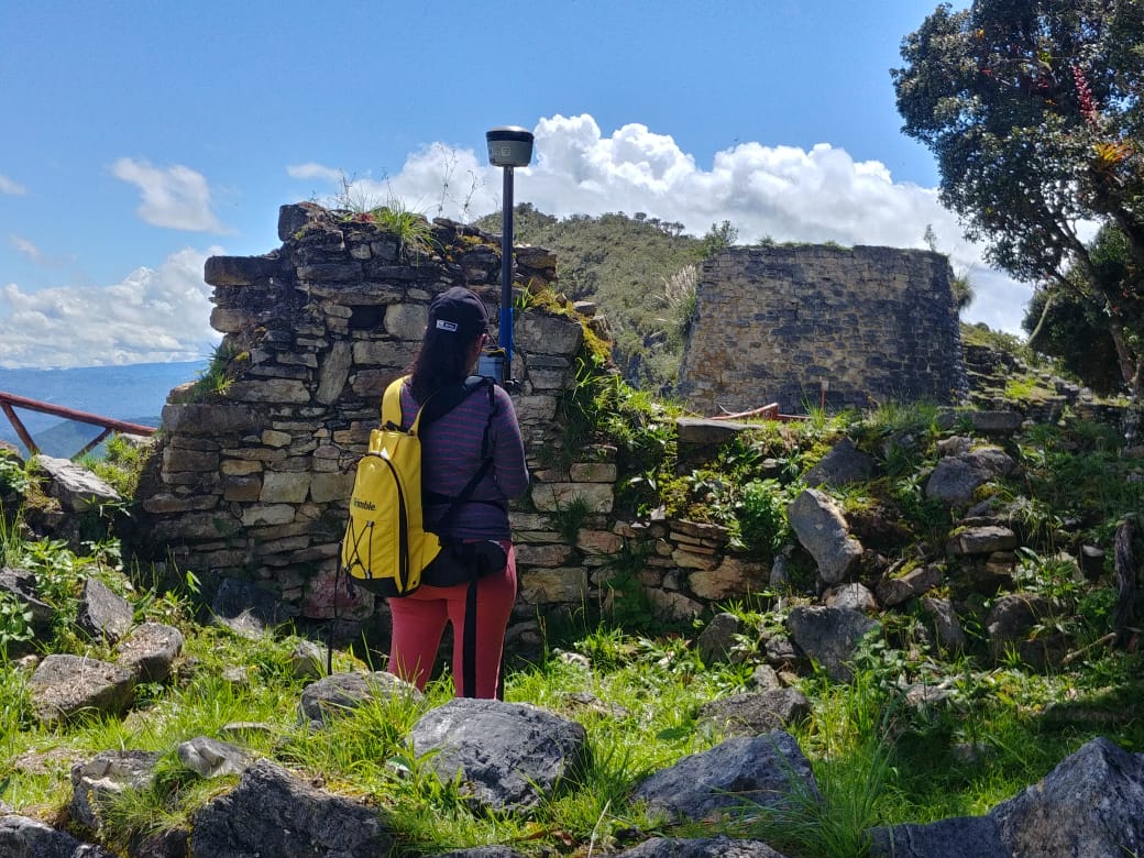 Ejecutan levantamiento de información del área colapsada y zonas críticas del Complejo Arqueológico de Kuélap