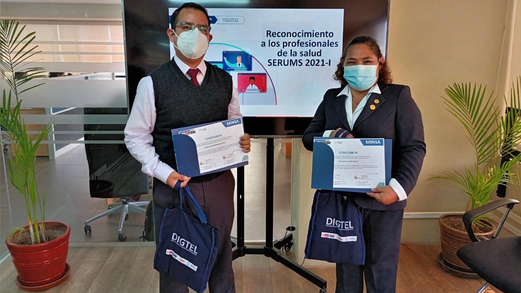 Minsa reconoce a serumistas que brindaron 15 000 atenciones a través de telemedicina