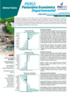 Vista preliminar de documento Perú: Panorama Económico Departamental N° 7: Julio 2021