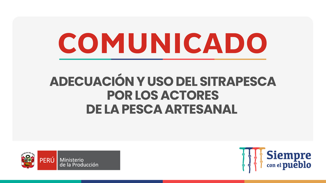 Adecuación y uso del SITRAPESCA por los actores de la pesca artesanal 