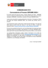 Vista preliminar de documento Convocatoria al Proceso SERUMS 2022-I