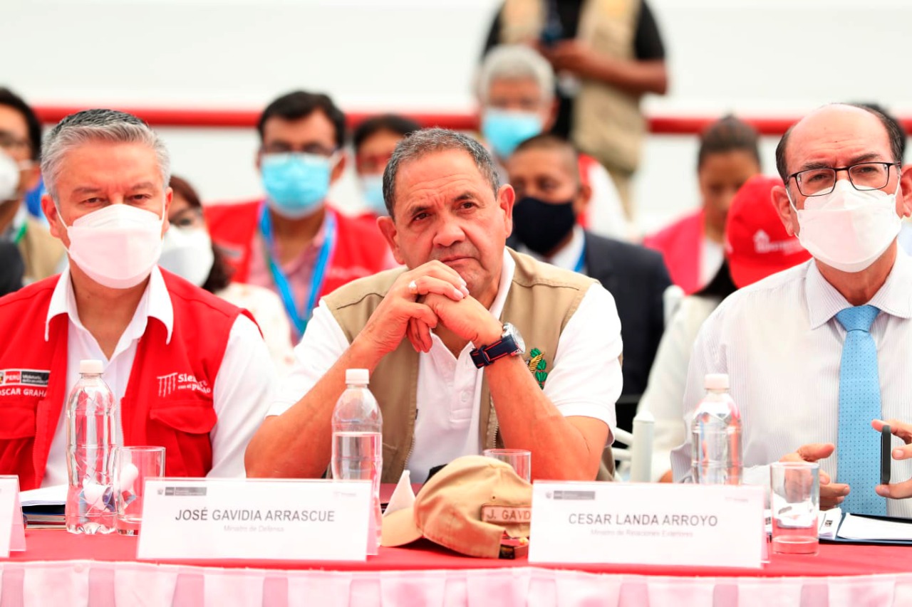 Ministro de Defensa en el X Consejo de Ministros Descentralizado en Tumbes