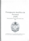 Vista preliminar de documento Presupuesto Analítico de Personal PAP-2016.pdf