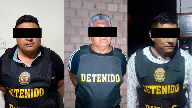 Los sujetos fueron trasladados a la Depincri de Trujillo.