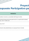 Vista preliminar de documento Proyectos priorizados del Presupuesto Participativo para el año 2023