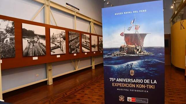 Museo Naval abre exposición sobre expedición Kon Tiki con motivo del 75 aniversario de la travesía 