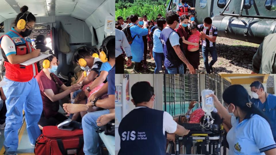 Amazonas: oportuna evacuación aeromédica permitió salvar la vida a gestante awajún de comunidad nativa en Bagua