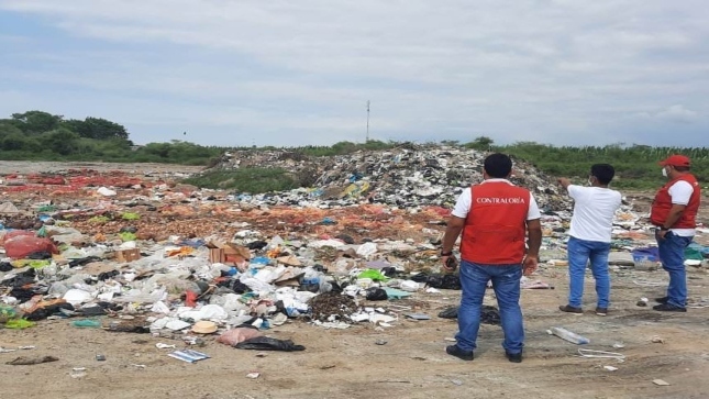 Auditores identifican puntos críticos de acumulación de residuos sólidos en Tumbes