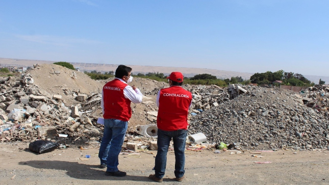 Contraloría identifica puntos críticos de acumulación de basura en provincias de Tacna