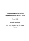 Vista preliminar de documento INFORME DE EVALUACIÓN DE IMPLEMENTACIÓN DEL POI ANUAL 2021