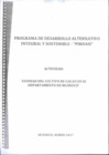 Vista preliminar de documento Plan Operativo Anual 2017 de la Actividad "Sanidad del Cultivo de Cacao en el Departamento de Huánuco"