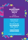 Vista preliminar de documento De nuestras manos 2013 : feria de artesanía.