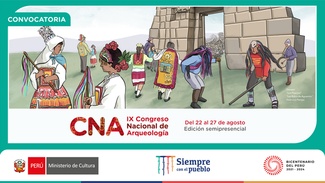 Ministerio de Cultura invita a participar del IX Congreso Nacional de Arqueología