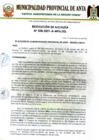 Vista preliminar de documento RESOLUCION DE ALCALDIA N° 328-2021-A-MPA/SG.