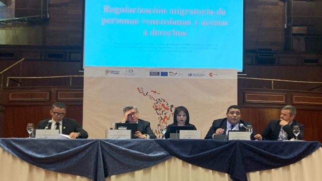 Adjunto de Derechos Humanos participa en cumbre en Ecuador